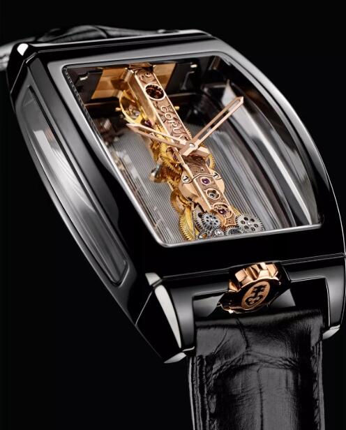 Corum Golden Bridge Black Ceramic Replica watch B113/02213-113.261.15/0001 0000R